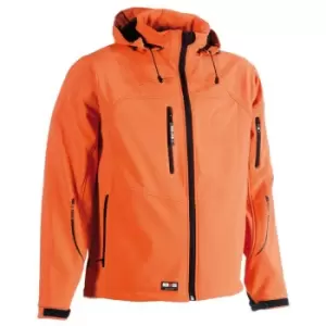 Herock - Poseidon Softshell Jacket - Orange Medium - Orange