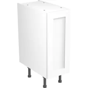 Kitchen Kit Flatpack Shaker Kitchen Cabinet Base Unit Ultra Matt 300mm in White MFC