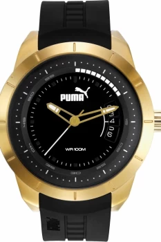 Mens Puma PU10419 MODERN MOTORSPORT - gold Black Watch PU104191001