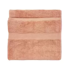 Loft Combed Cotton Hand Towel Pink