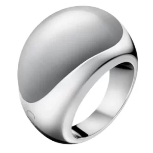 Calvin Klein Ellipse Stainless Steel Ring Ladies Jewellery Large KJ3QWR020108