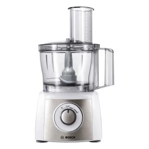 Bosch MCM3500MGB Food Processor with 800W and 2.3L Capacity in White