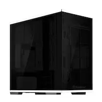 sv4710679814018Silverstone Lucid LD01B Micro-ATX Case - Stainless Steel & Tempered Glass