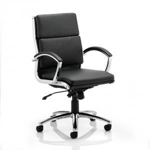 Adroit Classic Executive Chair With Arms Medium Back Black Ref