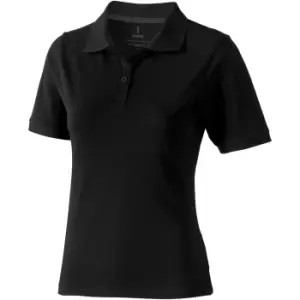 Elevate Calgary Short Sleeve Ladies Polo (XL) (Solid Black)