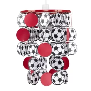 Football Pendant Shade in Red