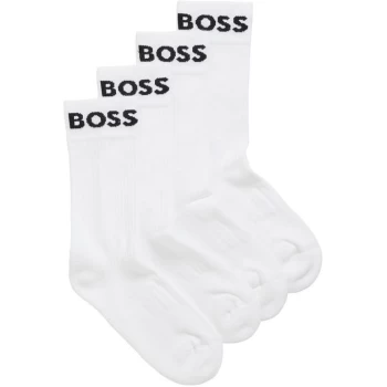 Boss 2 Pack Sport Crew Socks Mens - White