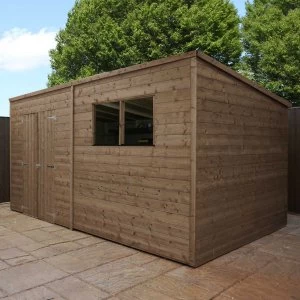 Mercia Pressure Treated Pent Shed - 14' x 6'