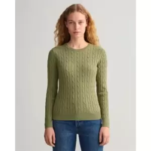 Gant Cable Knit Jumper - Green