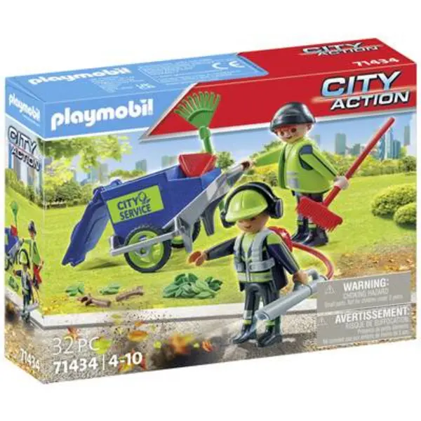 Playmobil City Action City cleaning team 71434
