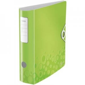Leitz Folder 1106 Active WOW A4 Spine width: 82mm Green (metallic) 2 brackets 1106-00-64