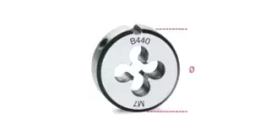 Beta Tools 440 Chrome-Steel Coarse Round Metric Thread Die M10 x 1.5mm Ø: 25.4mm