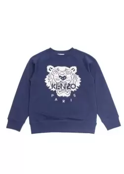 Kenzo Juniors Navy/Silver Silver Tiger Sweatshirt