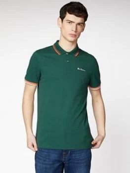 Ben Sherman Signature Polo Shirt - Green, Size 2XL, Men