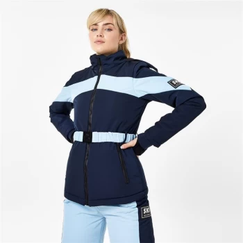 Jack Wills Belted Ski Jacket - Navy/Blue