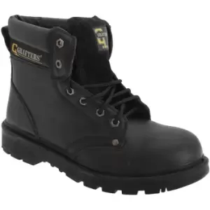 Grafters Mens Apprentice 6 Eye Safety Toe Cap Boots (13 UK) (Black) - Black