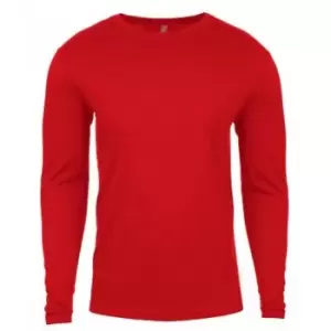 Next Level Mens Long-Sleeved T-Shirt (XXL) (Red)