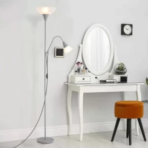 Duo Floor Lamp with Steel Frame, none