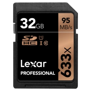 Lexar Professional 633X 32GB SDHC Memory Card
