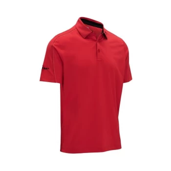 Callaway Block Polo Shirt Mens - True Red