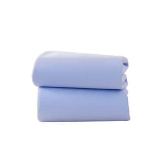 Clair de Lune Pack of Two Fitted Moses Sheets - Blue