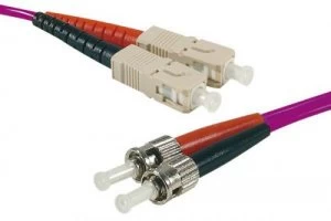 20m Fibre OM4 50125 Pink LSZH SCST Cable