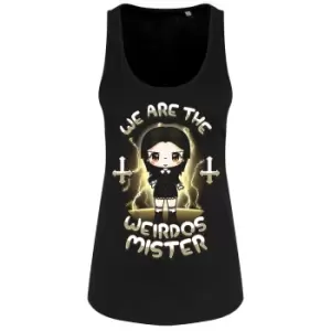 Mio Moon Womens/Ladies We Are The Weirdos Mister Chibi Vest Top (XL) (Black)