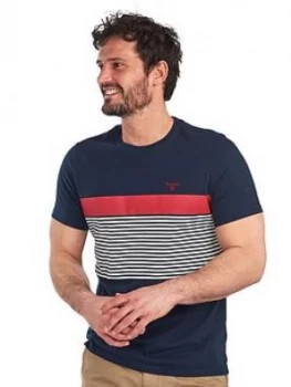 Barbour Barbour Braeside Placement Stripe T-Shirt