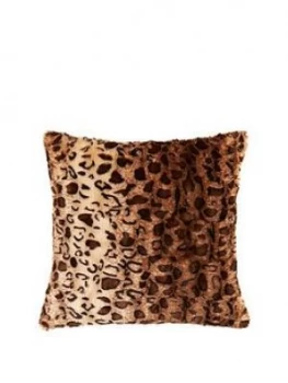 Cascade Home Leopard Luxury Textured Cushion - Natural