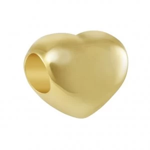 Chamilia Classic Heart Charm with Yellow Gold Electroplating