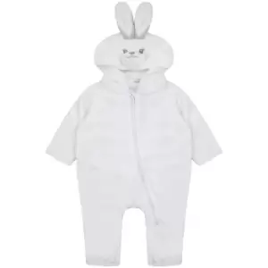 Larkwood Babies Rabbit Design All In One (6-12 Months) (White)