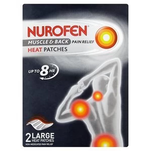 Nurofen Muscle and Back Pain Relief Heat Patches Large X2