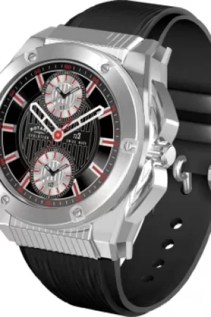 Rotary EGS00011-TZ3-04-X Mens Evolution Black Strap Wristwatch
