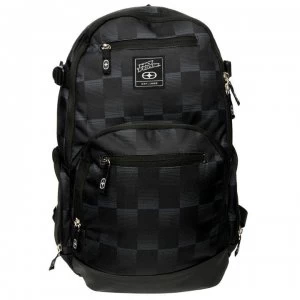 No Fear Check Backpack - Black/Charcoal
