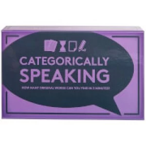 Categorically Speaking Game
