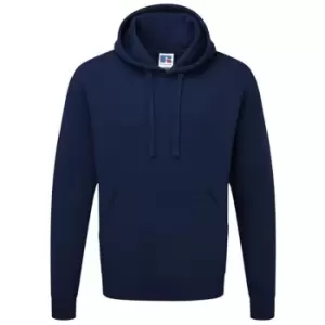Russell Colour Mens Hooded Sweatshirt / Hoodie (2XL) (French Navy)
