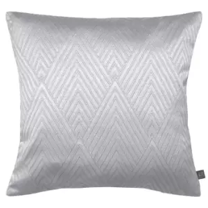Crimp Cushion Sterling, Sterling / 50 x 50cm / Polyester Filled