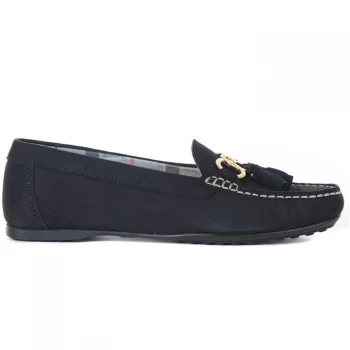 Barbour Nadia Loafers - Navy Nubuck