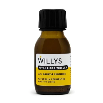 Willy's Apple Cider Vinegar with Honey & Turmeric Shot 60ml