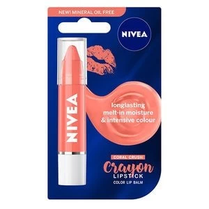 Nivea Lip Crayon Coral Crush 3g