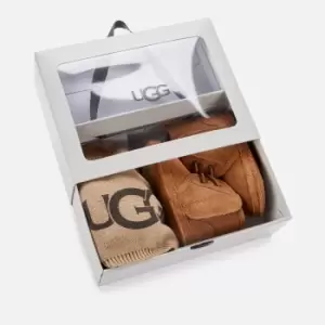 UGG Babys' Neumel And Beanie Gift Set - Chestnut - 9-12 months