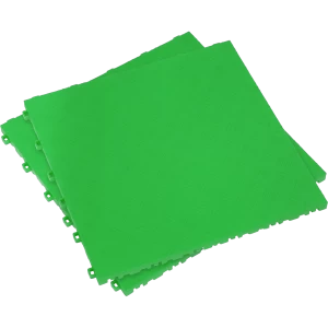 Sealey Anti Slip Polypropylene Floor Tile Green 400mm 400mm Pack of 9