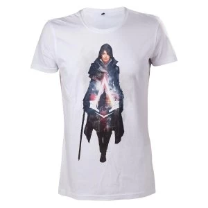 Assassins Creed Syndicate Evie Frye Large White T-Shirt