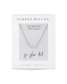 Simply Silver Infinity Pendant