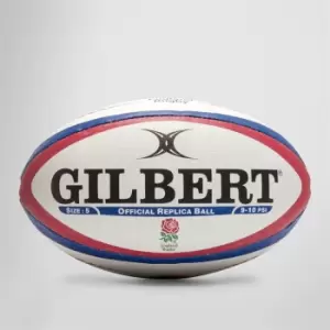 Gilbert England Rugby Ball - White