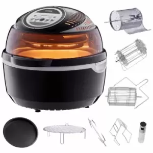 Cooks Professional G4397 Rotisserie Air Fryer With Full Accessories Pack - Black