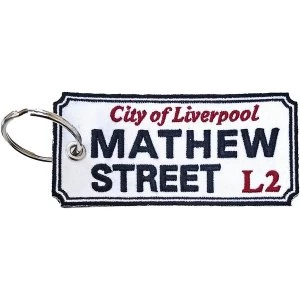 Road Sign - Mathew Street, Liverpool Sign Keychain