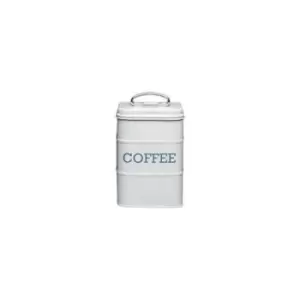 Kitchencraft Living Nostalgia Coffee Canister Grey, Steel - ["Grey"]