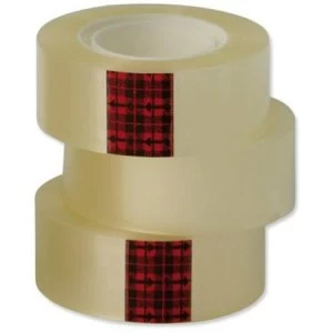 Scotch Easy Tear 24mm x 33m Adhesive Tape Clear Pack of 6 Rolls