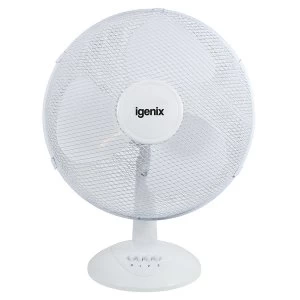 Igenix DF1610 16-Inch Desk Fan - White